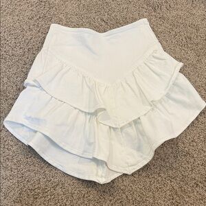 MOTHER  NWOT White ruffled skirt